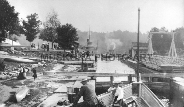 #2 Port Carling's 1872 locks made it Muskoka L's hub